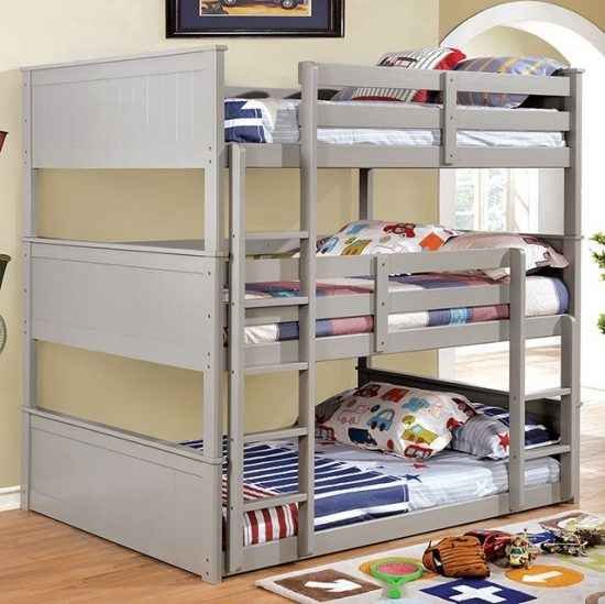 full triple decker bunk beds- kidsroom.vip