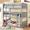 Twin 3 Tier Triple Bunk Bed- kidsroom.vip