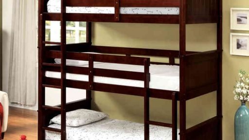 “The Brock” Twin 3 Tier Triple Bunk Bed – 2 Colors – COMING END OF APRIL!