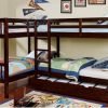 Quadruple Twin Bunk Bed with Trundle - kidsroom.vip