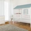 Twin Size House Bed - twin bed loft bed- kidsroom.vip