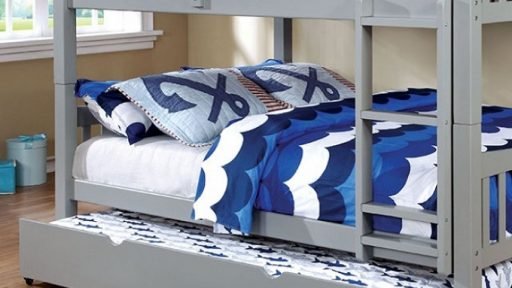 “Jakelynn Jackal” Full over Full Bunk Bed w/ Trundle – 3 Colors – COMING IN JUNE!