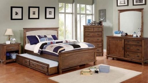 “Little Treasure” Bedroom Set w/ Padded Headboard & Trundle – COMING IN MARCH!