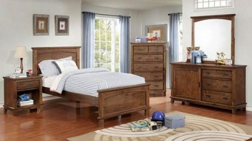 “Little Treasure” Bedroom Set With Wood Headboard and Trundle – COMING IN MARCH!