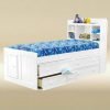 White Bead Board Captains Bed – Twin- kidsroom.vip