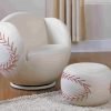 Baseball All Star Chair Set And Ottoman- KidsRoom.vip