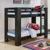 espresso twin over twin bunk bed with storage- kidsroom.vip