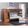 twin over Twin Bunk Bed with Staircase Storage - kidsroom.vip