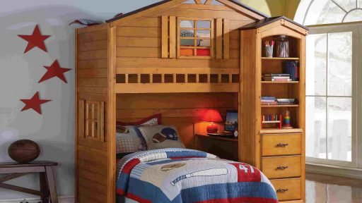 “Magic TreeHouse” Twin Loft Bed – 2 Finishes