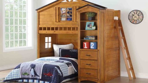 “Magic TreeHouse” Twin Loft Bed – 2 Finishes