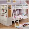 bunk bed with storage-bookcase - kidsroom.vip
