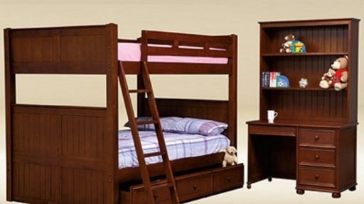 “Angel Phoenix” Full over Full Bunk Bed with Storage – 5 Colors